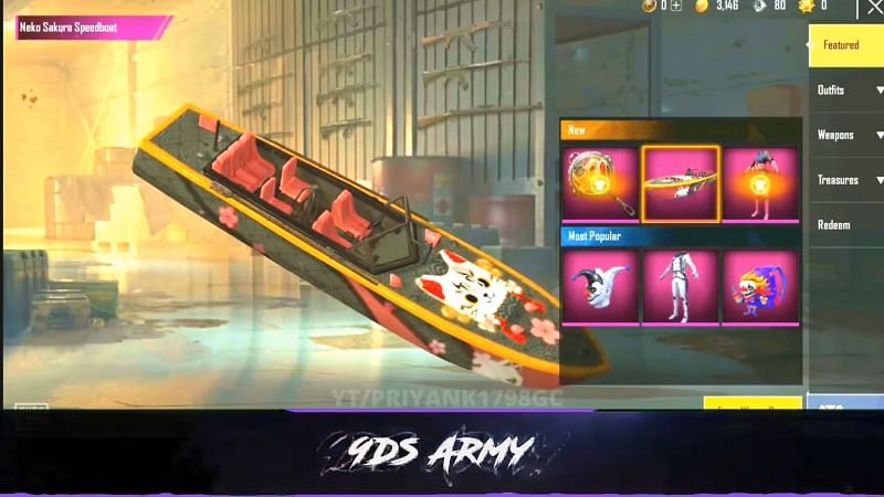 Neko Sakura Speedboat (Image via 9DS ARMY / YouTube)